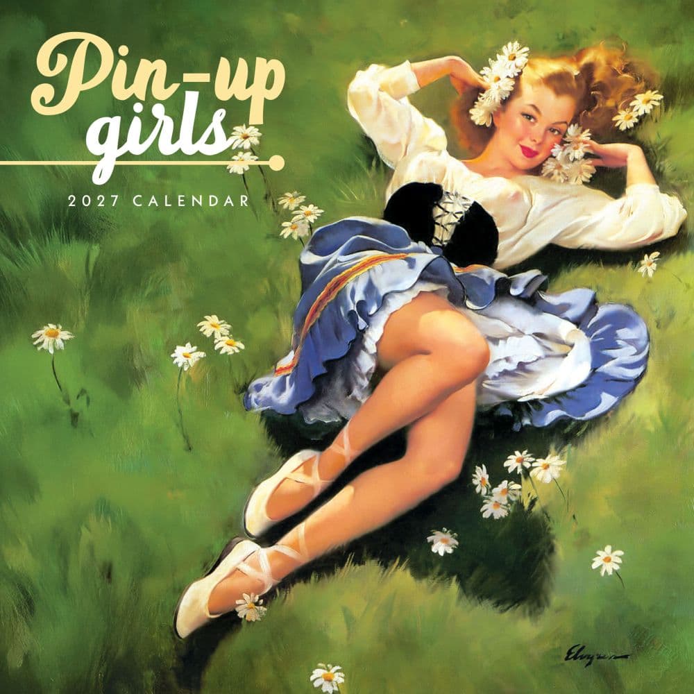 Pin Ups 2027 Mini Wall Calendar Main Product Image