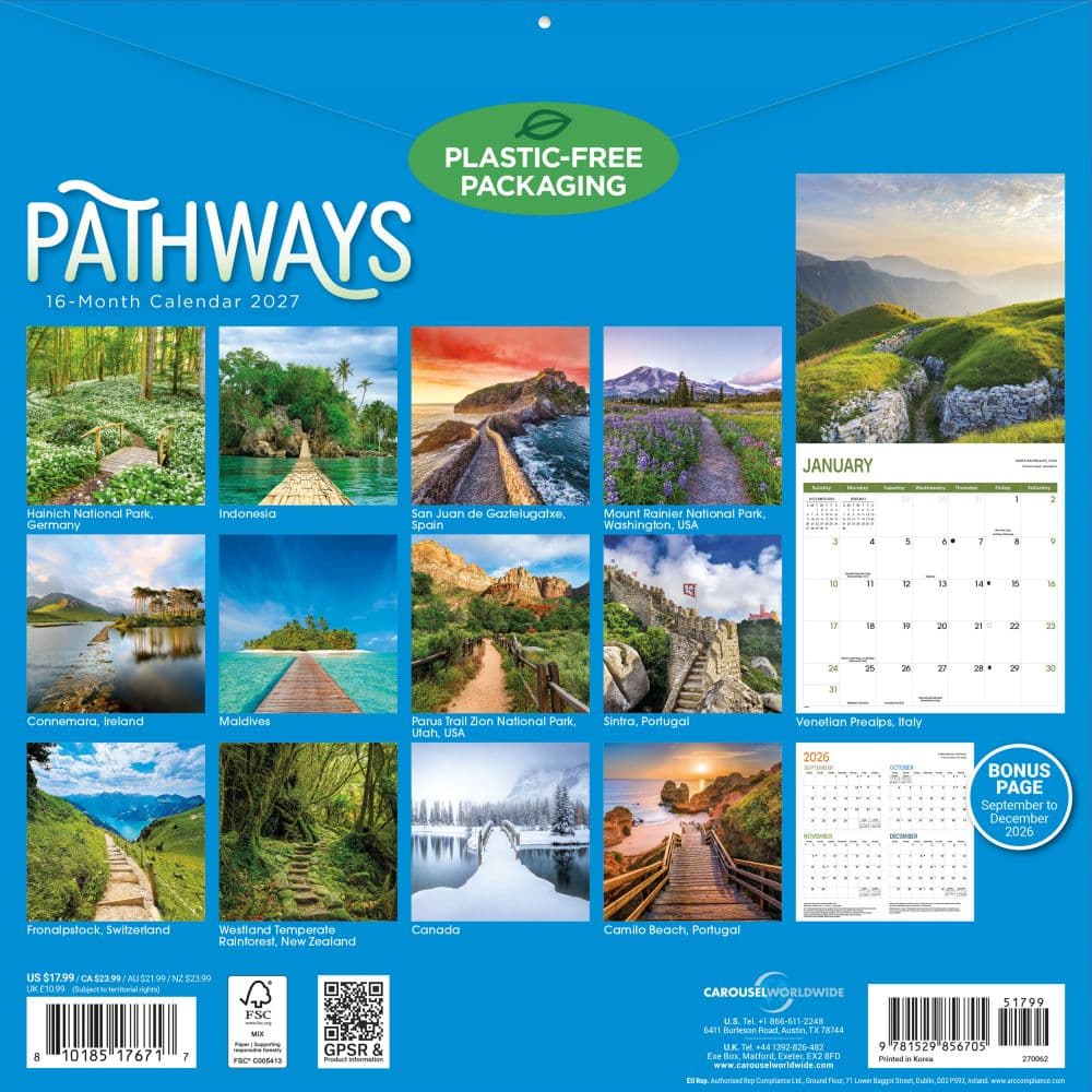Pathways 2027 Wall Calendar First Alternate Image
