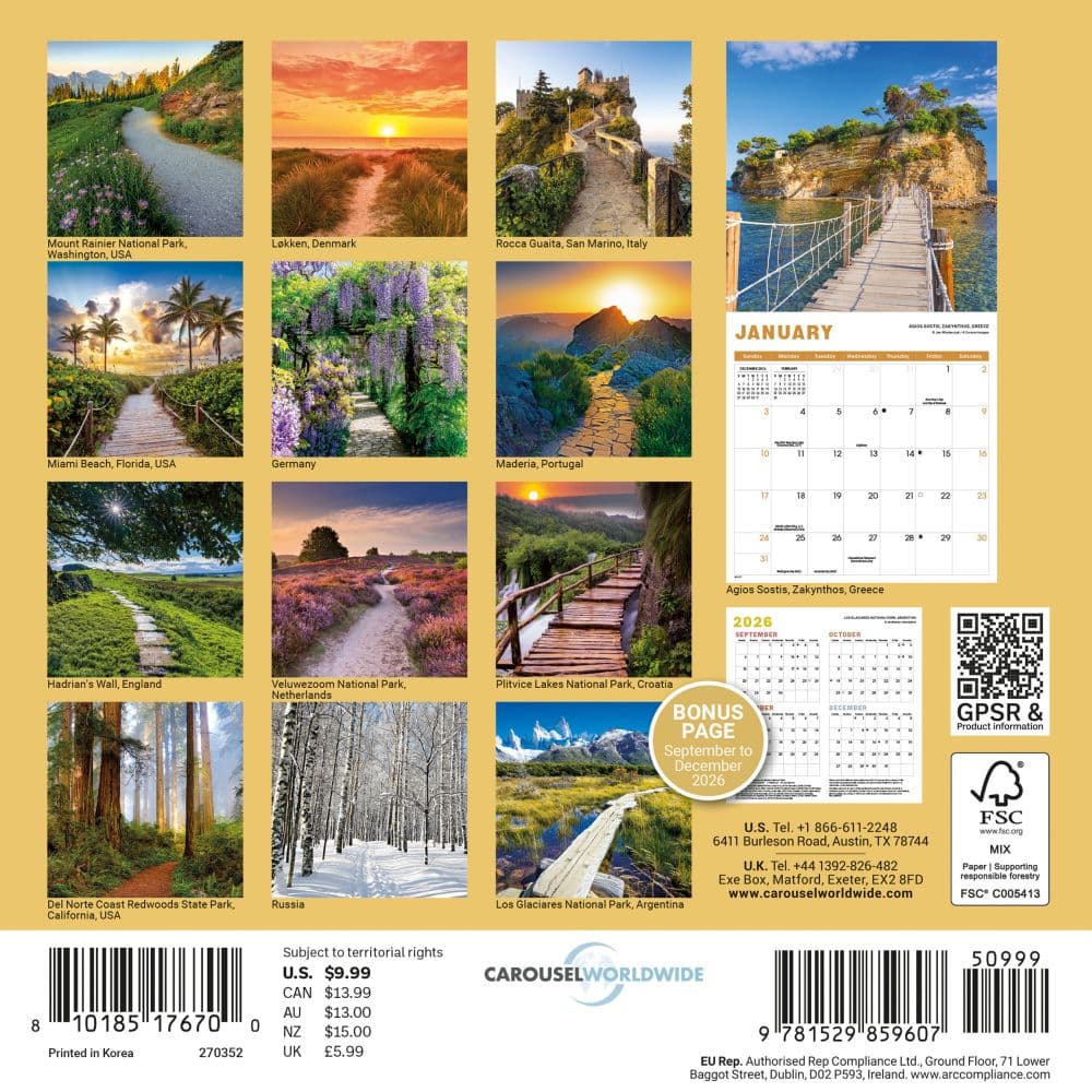 Pathways 2027 Mini Wall Calendar First Alternate Image
