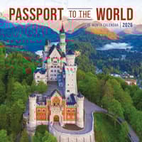 image Passport to the World 2027 Mini Wall Calendar Main Product Image