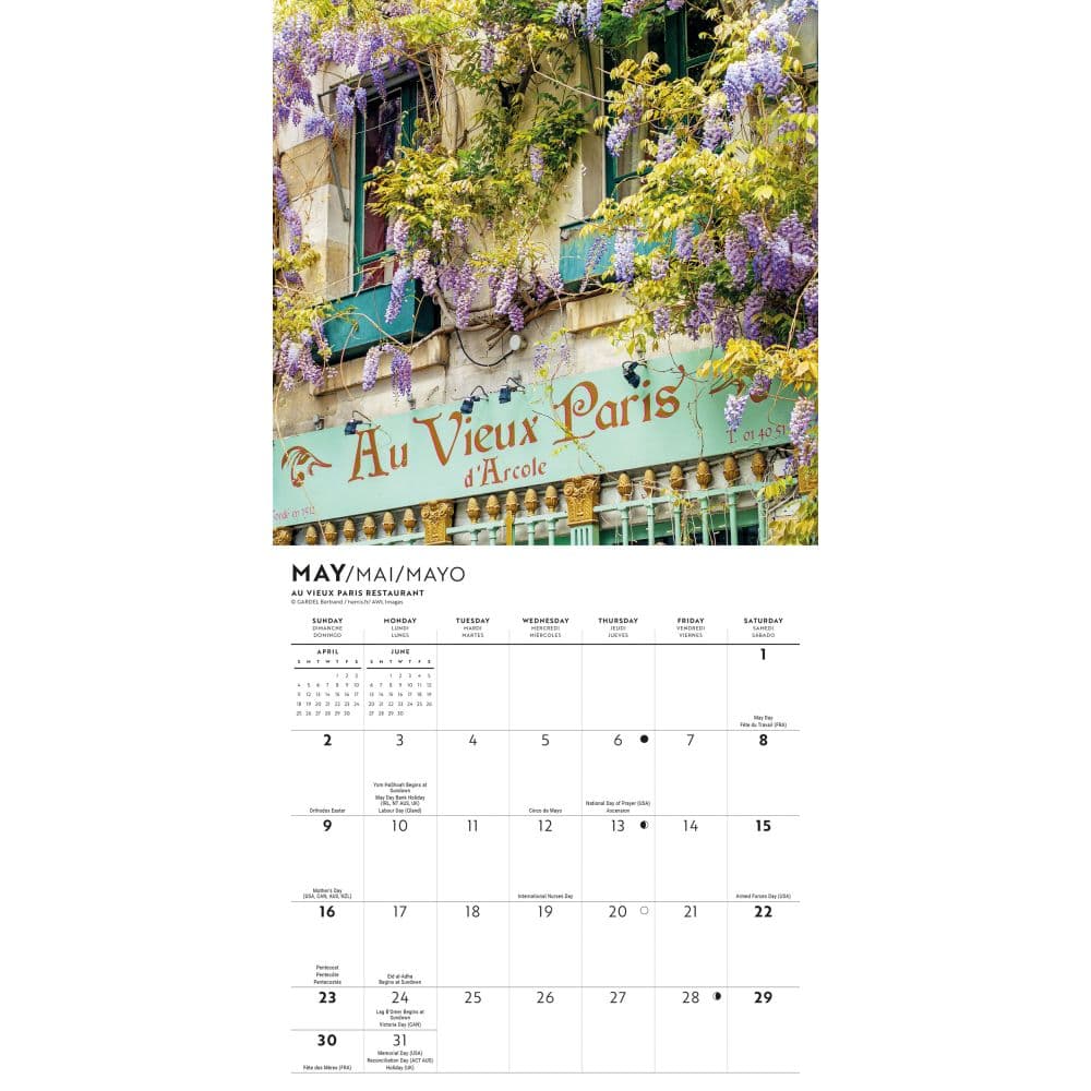 Parisian Lifestyle 2027 Mini Wall Calendar Second Alternate Image