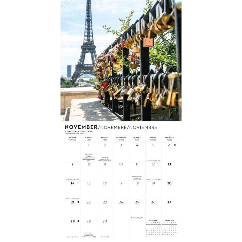 Parisian Lifestyle 2027 Mini Wall Calendar Fourth Alternate Image