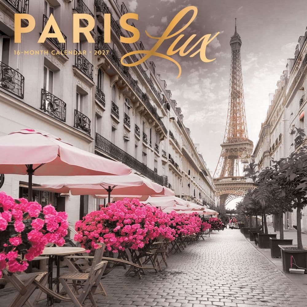 Paris Lux 2027 Wall Calendar Main Product Image