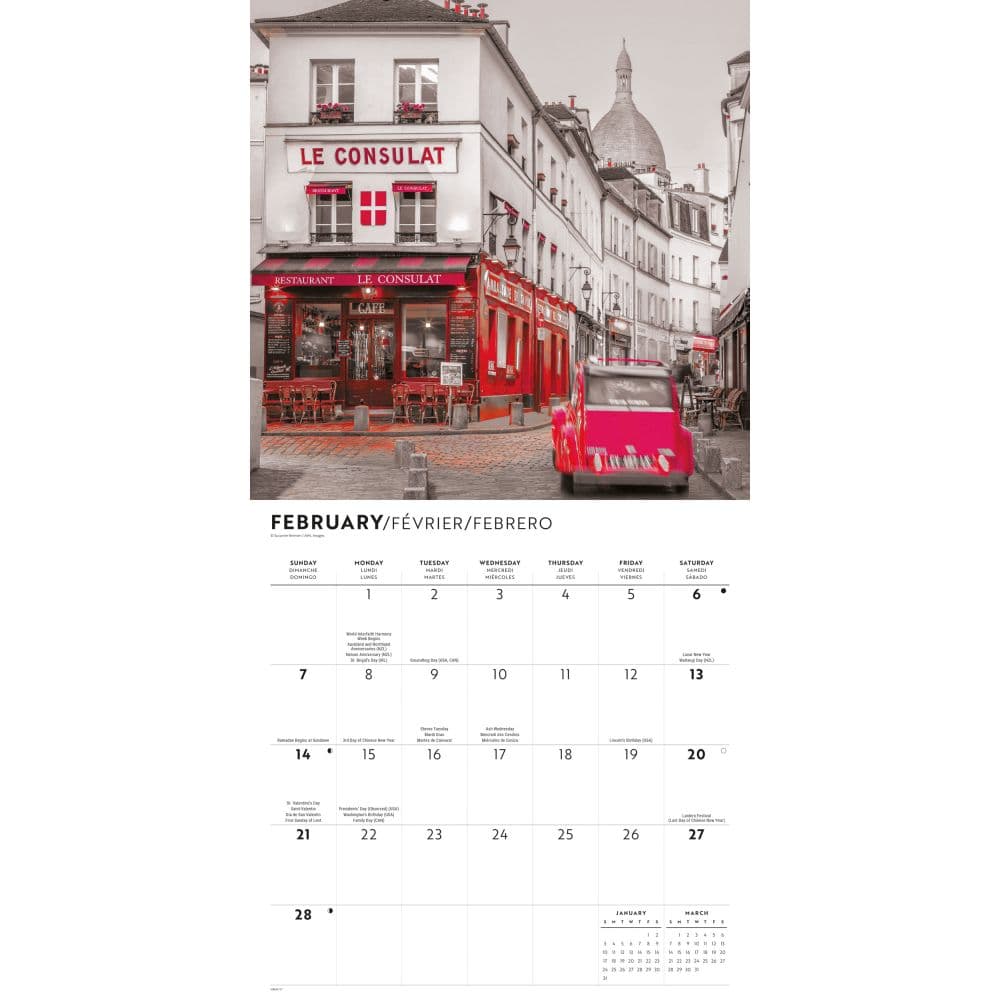 Paris Lux 2027 Wall Calendar Second Alternate Image