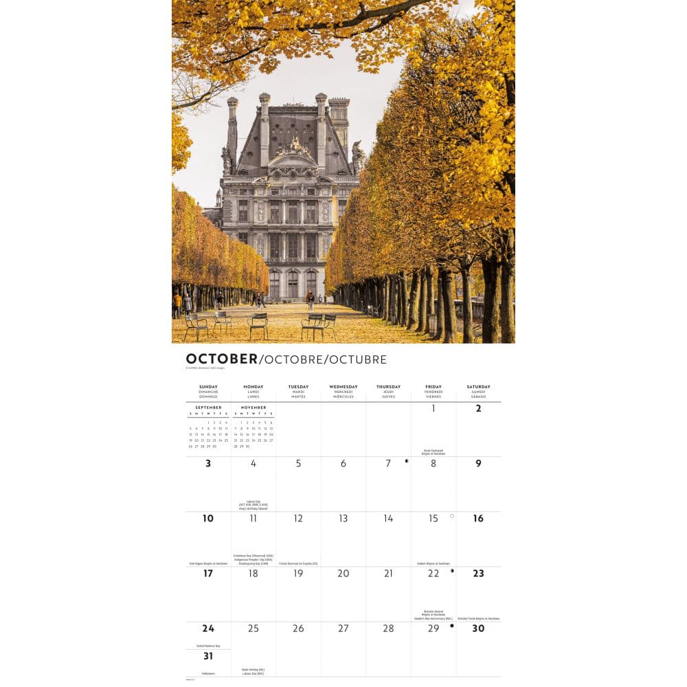 Paris Lux 2027 Wall Calendar Fourth Alternate Image