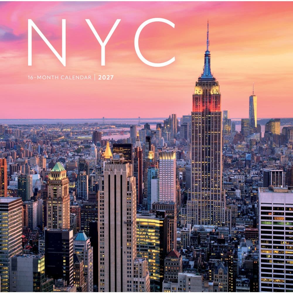 NYC 2027 Wall Calendar Main Product Image