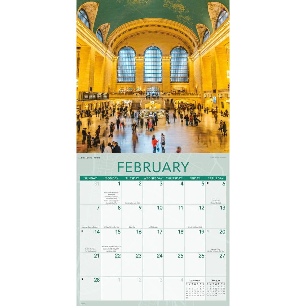 NYC 2027 Wall Calendar Second Alternate Image