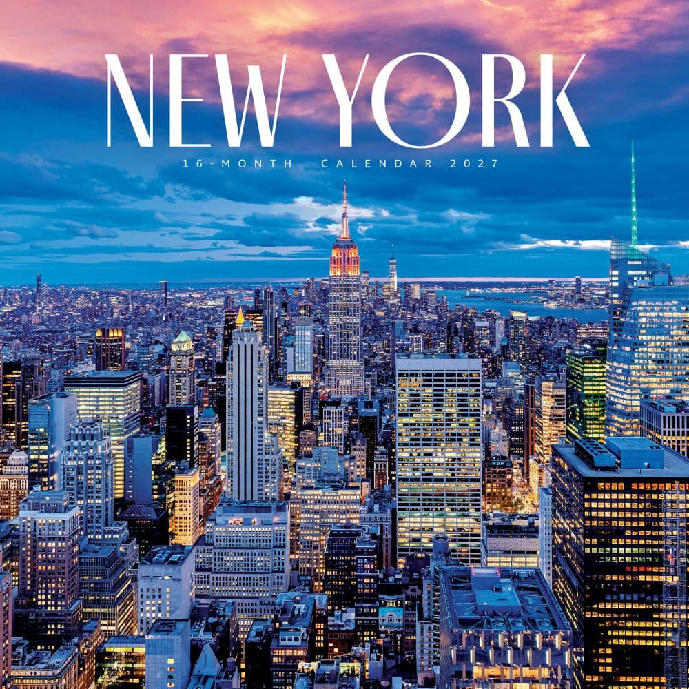 New York 2027 Wall Calendar Main Product Image