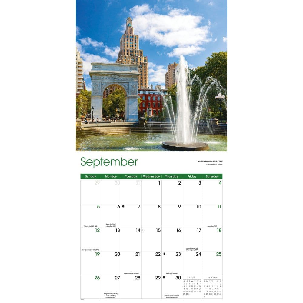 New York 2027 Wall Calendar Fourth Alternate Image