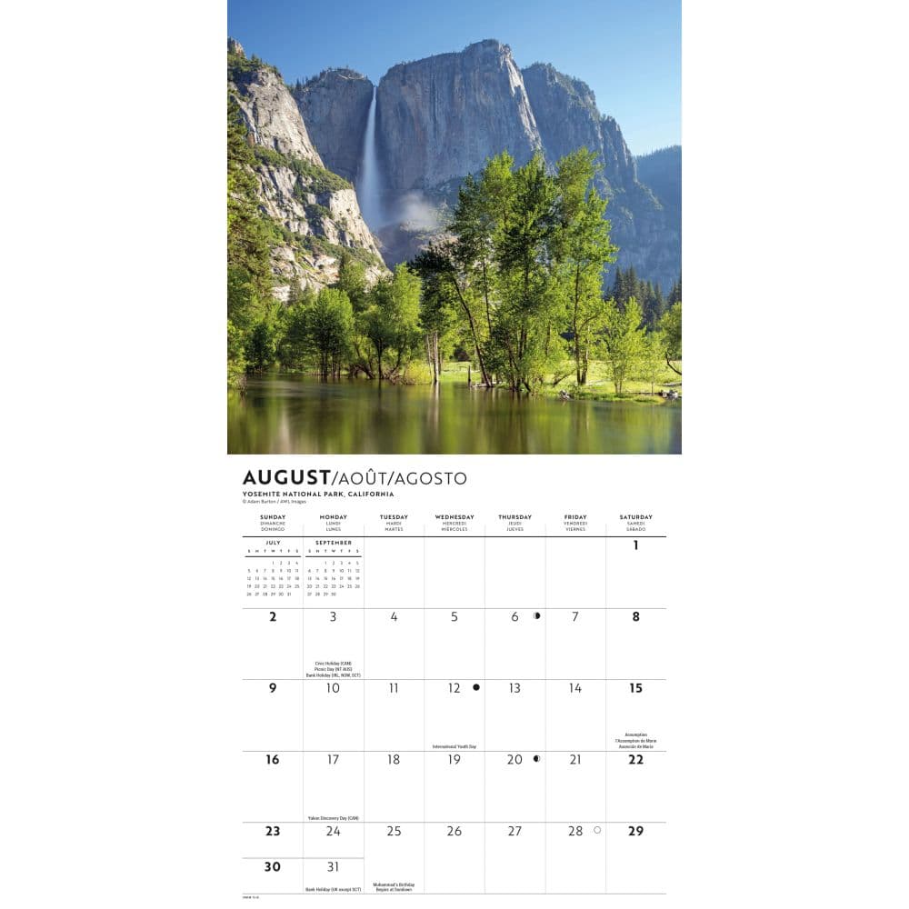 National Parks 2027 Mini Wall Calendar Third Alternate Image