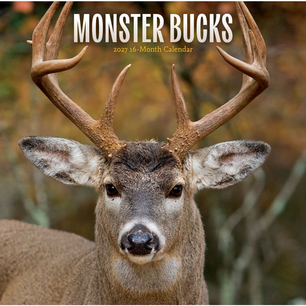 Monster Bucks 2027 Wall Calendar Main Product Image