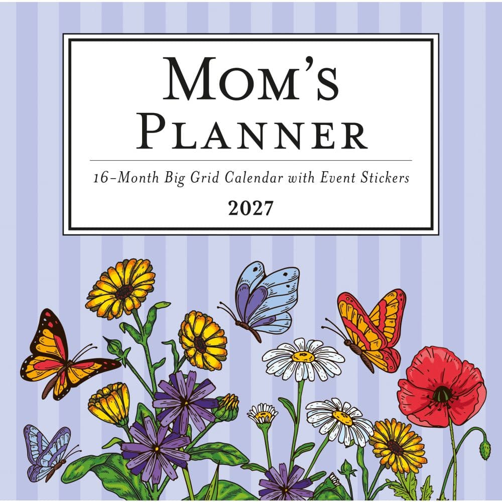Moms Planner 2027 Big Grid Wall Calendar Main Product Image