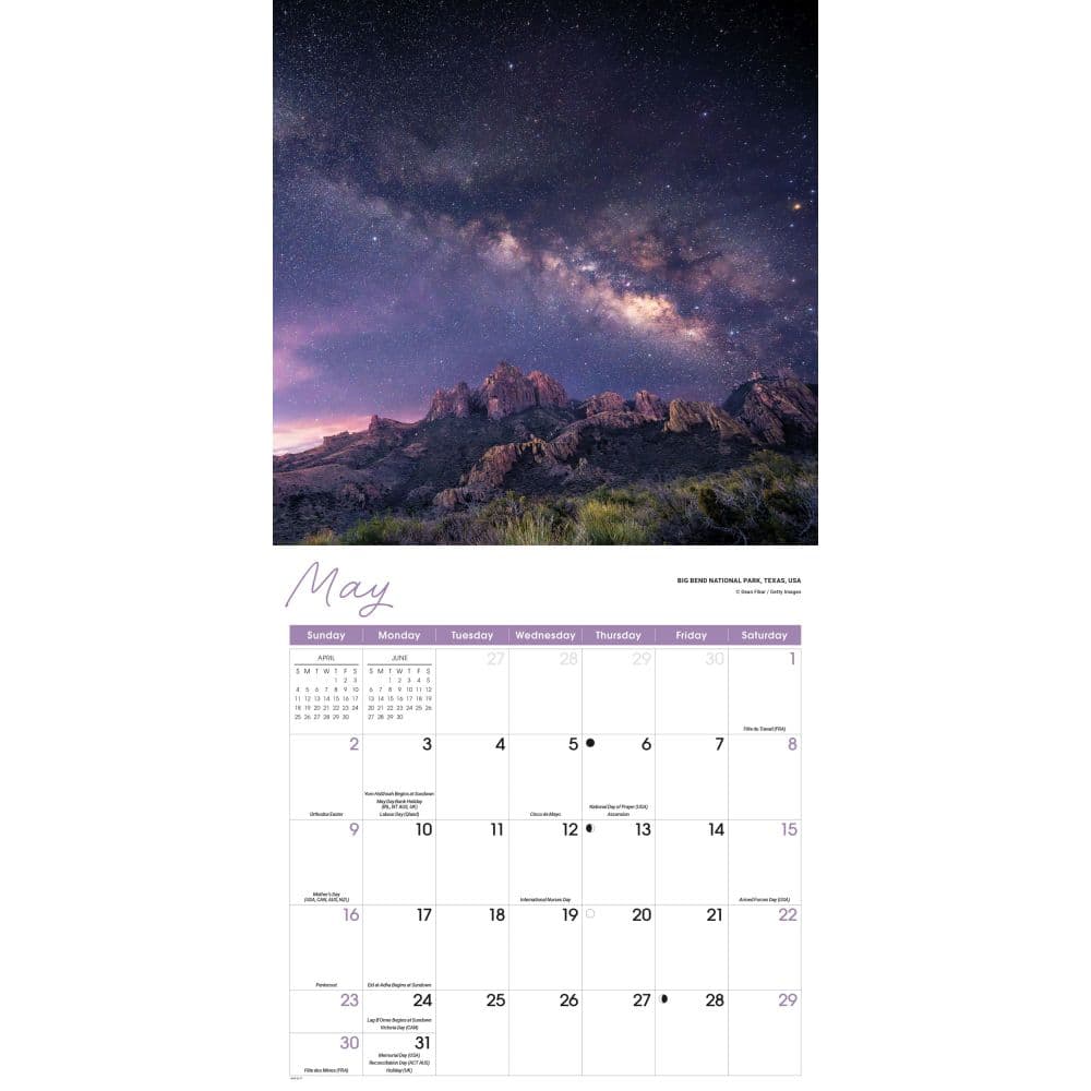 Look to the Stars 2027 Wall Calendar Third Alternate Image