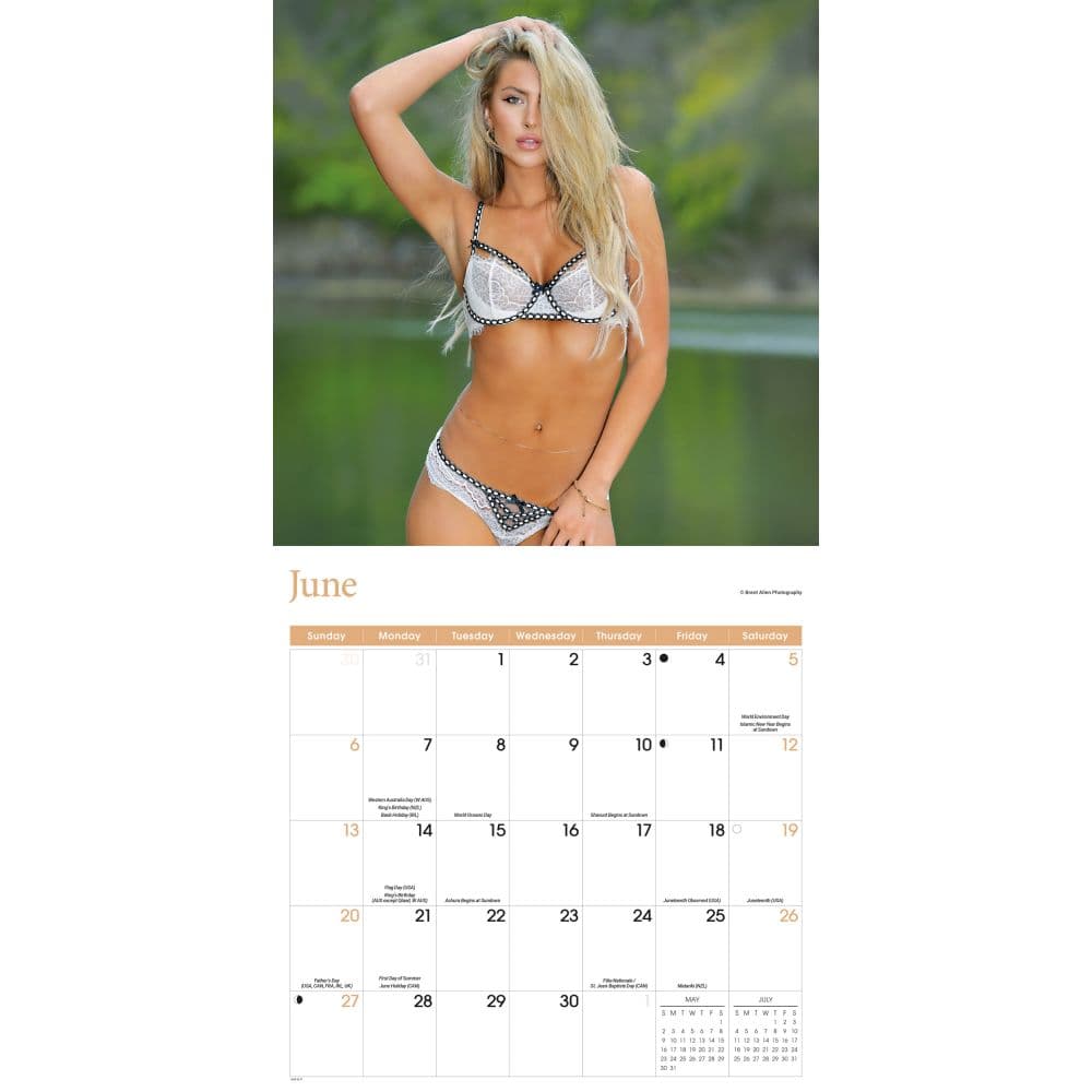 Lingerie 2027 Wall Calendar Third Alternate Image