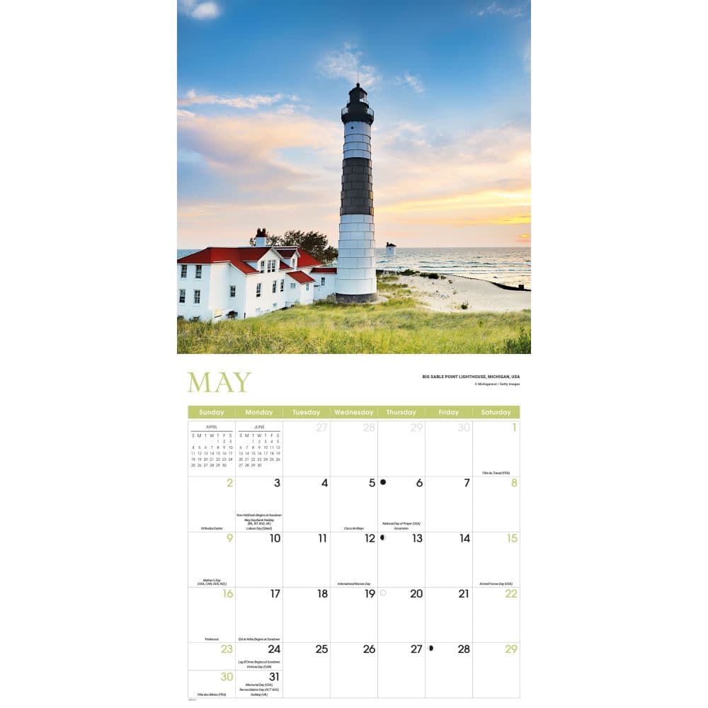 Lighthouses 2027 Wall Calendar Third Alternate Image