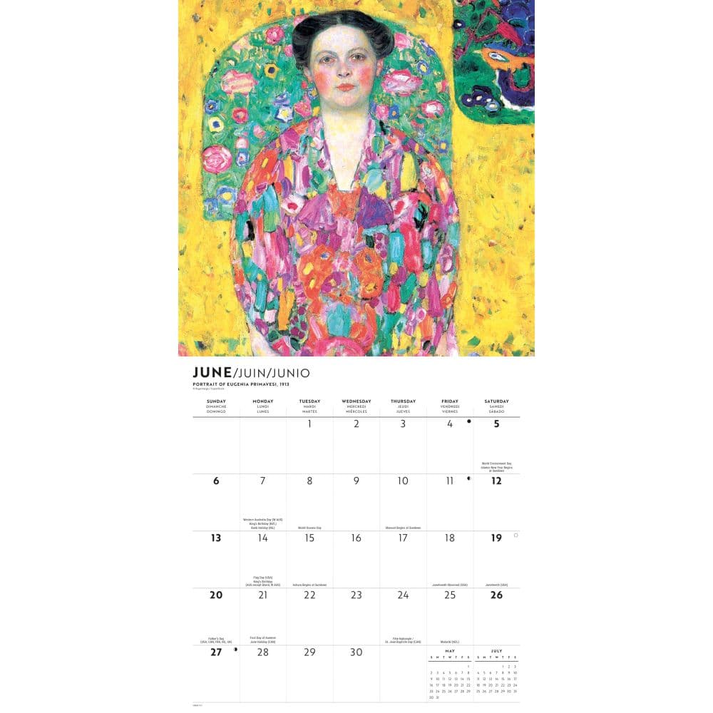 Klimt 2027 Wall Calendar Third Alternate Image