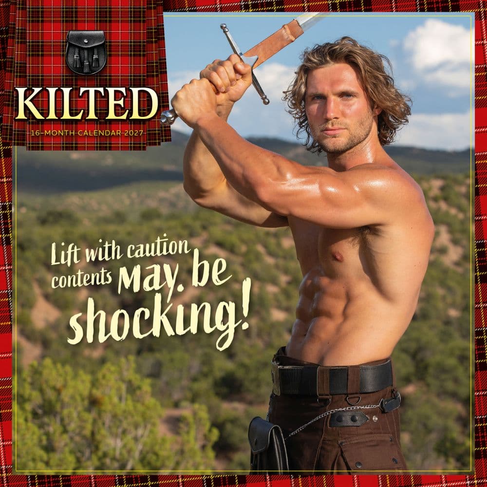 Kilty Pleasures 2027 Wall Calendar Main Product Image