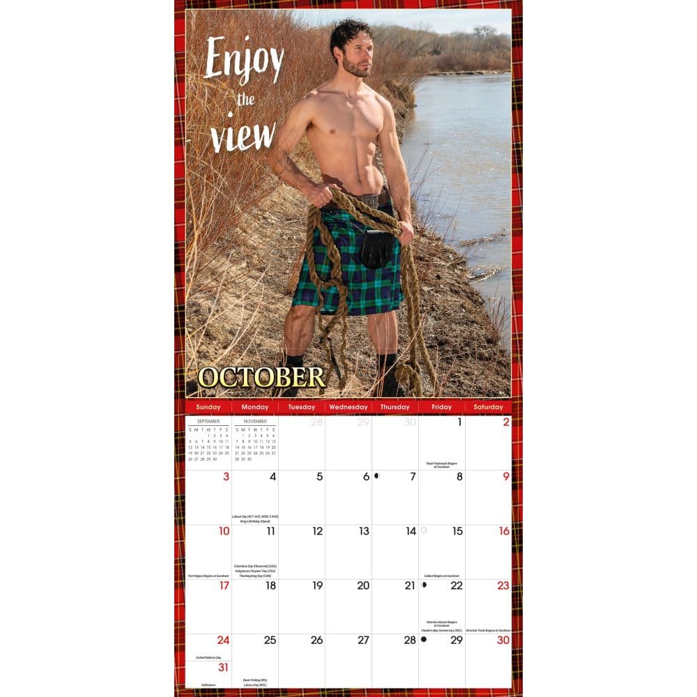 Kilty Pleasures 2027 Wall Calendar Fourth Alternate Image