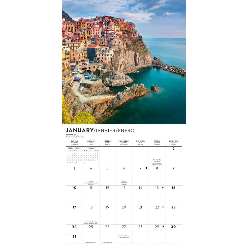 Italy 2027 Mini Wall Calendar Second Alternate Image