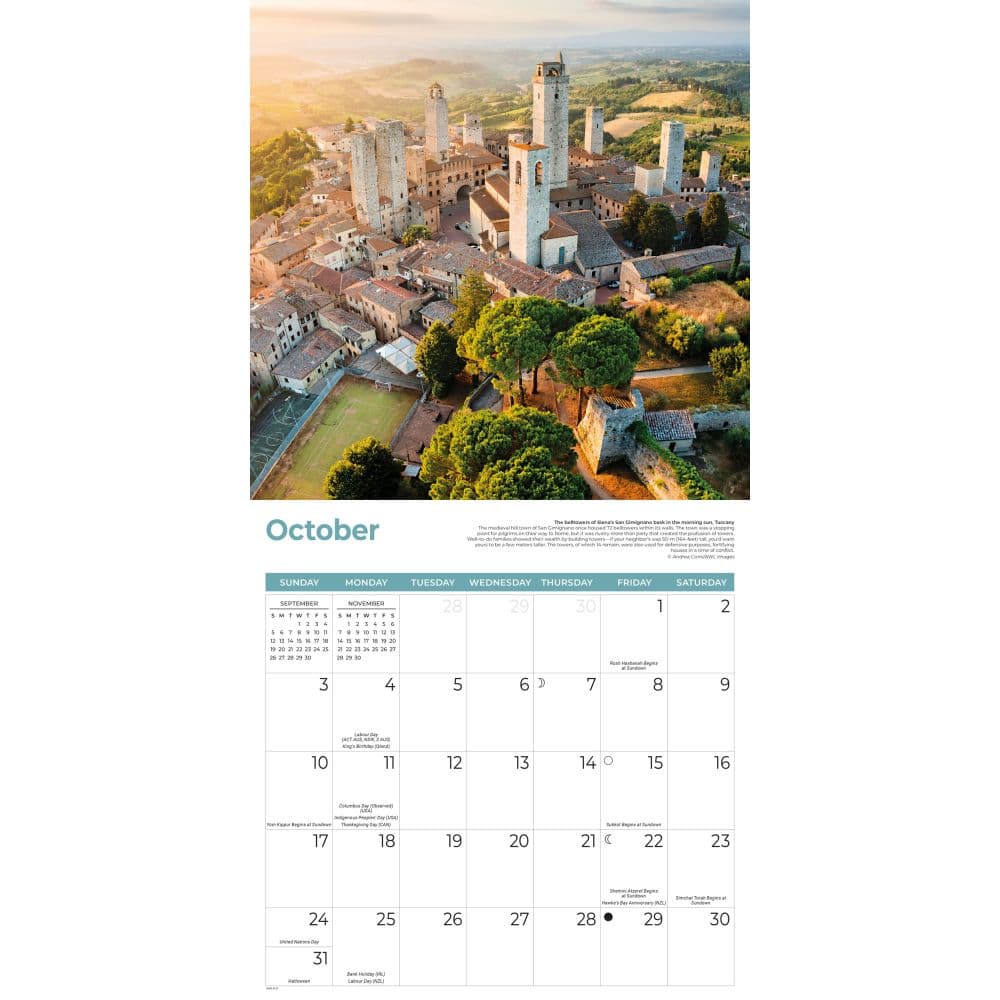 Italy 2027 Wall Calendar Fourth Alternate Image