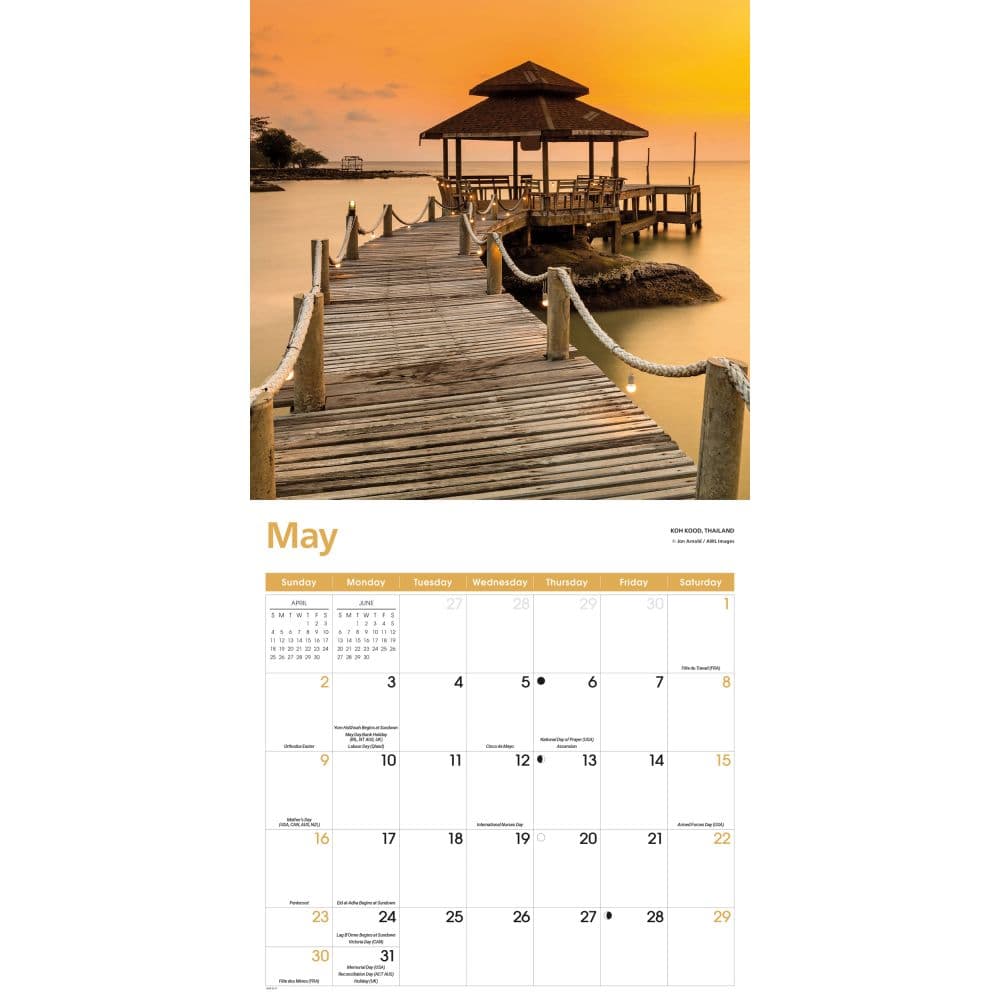 Islands 2027 Wall Calendar Third Alternate Image