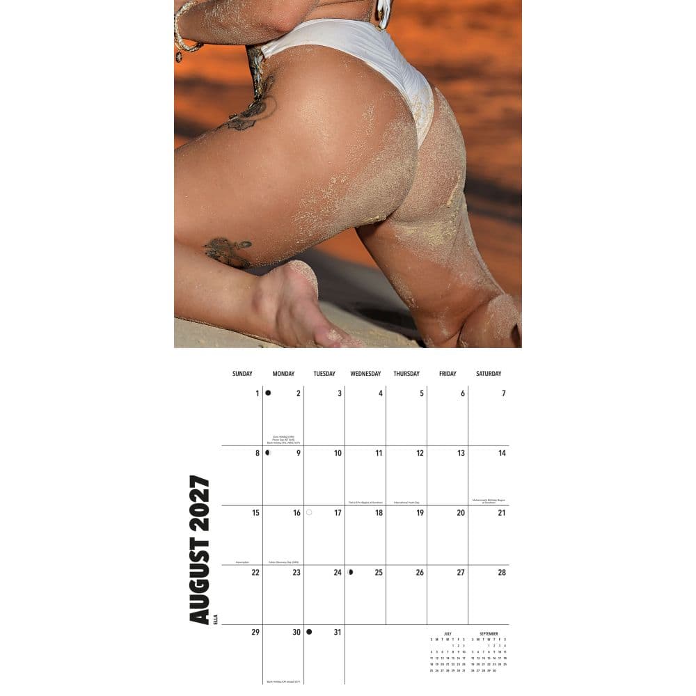Hot Buns 2027 Wall Calendar Third Alternate Image