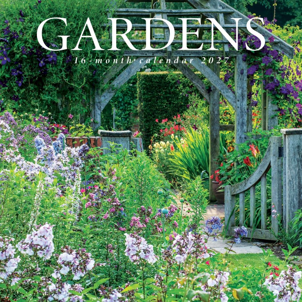 Gardens 2027 Mini Wall Calendar Main Product Image