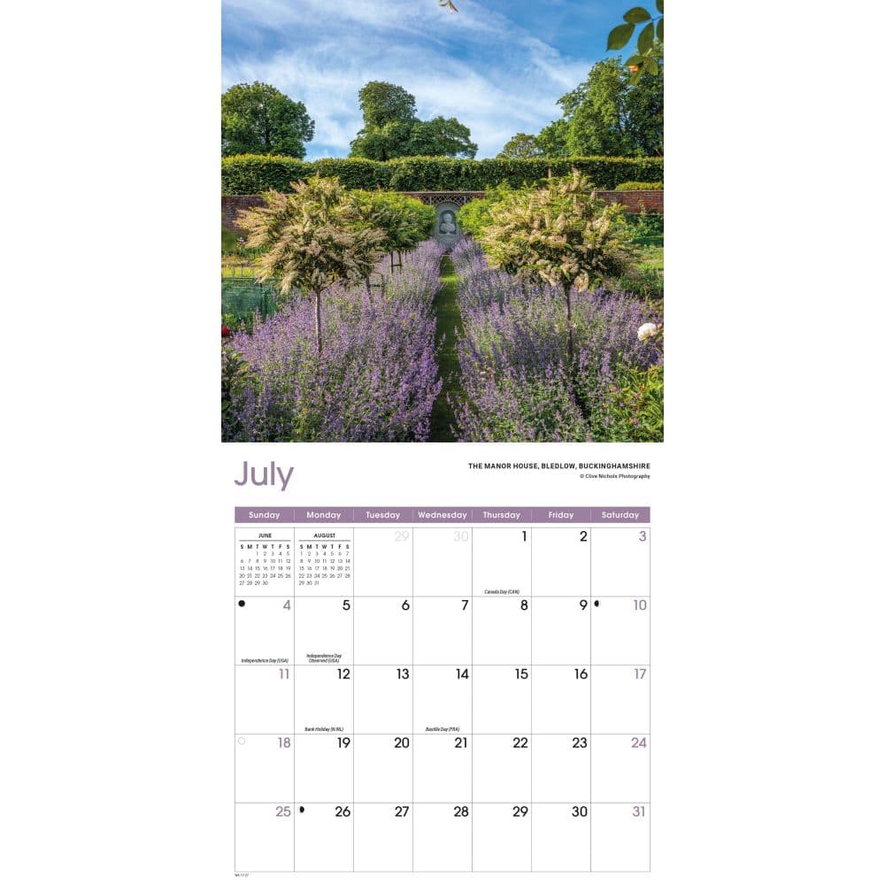 Gardens 2027 Mini Wall Calendar Third Alternate Image