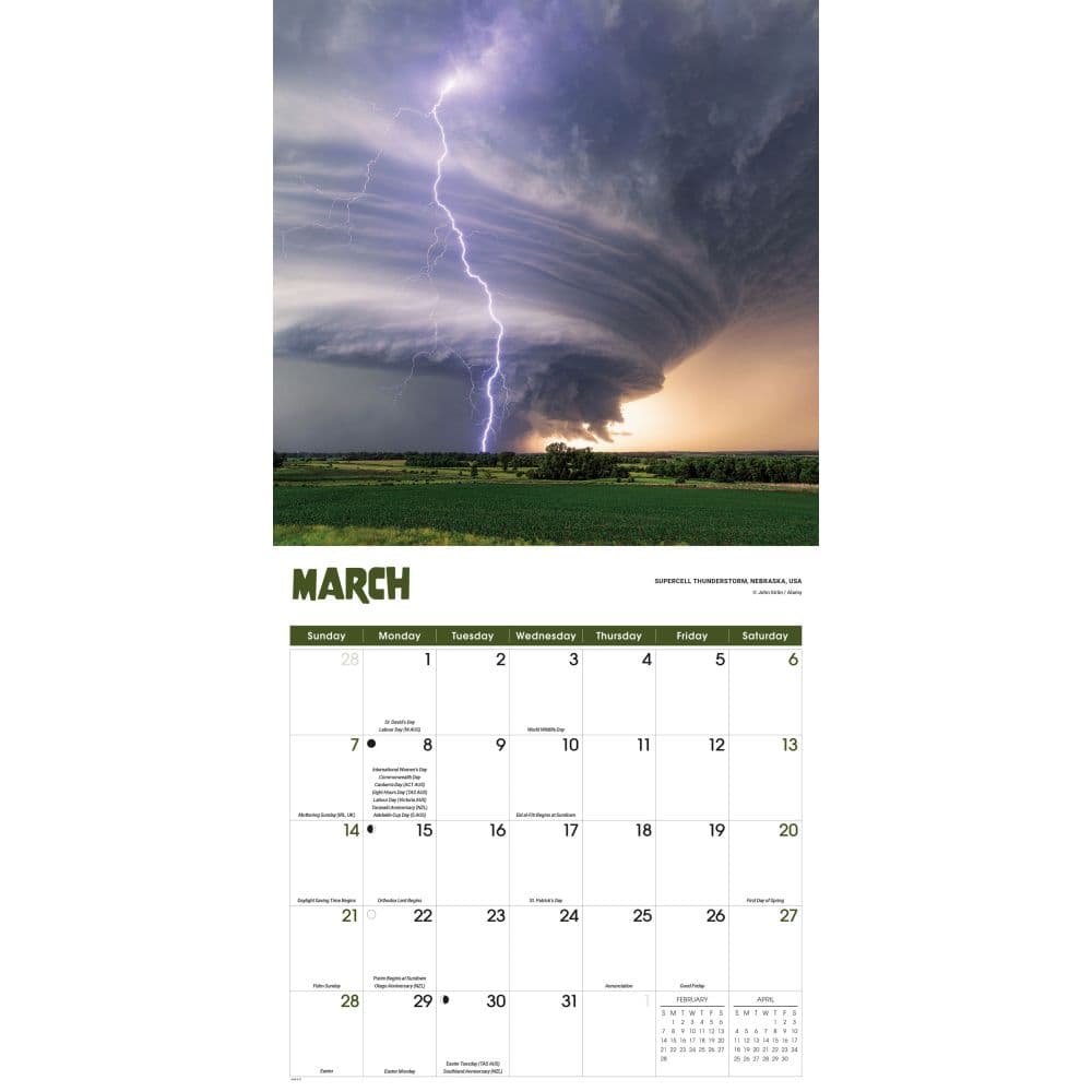 Extreme Weather 2027 Wall Calendar Second Alternate Image