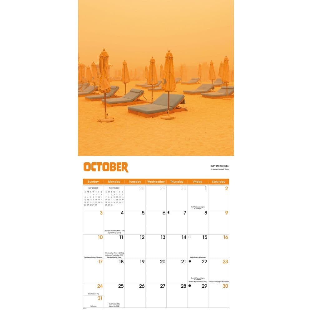 Extreme Weather 2027 Wall Calendar Fourth Alternate Image