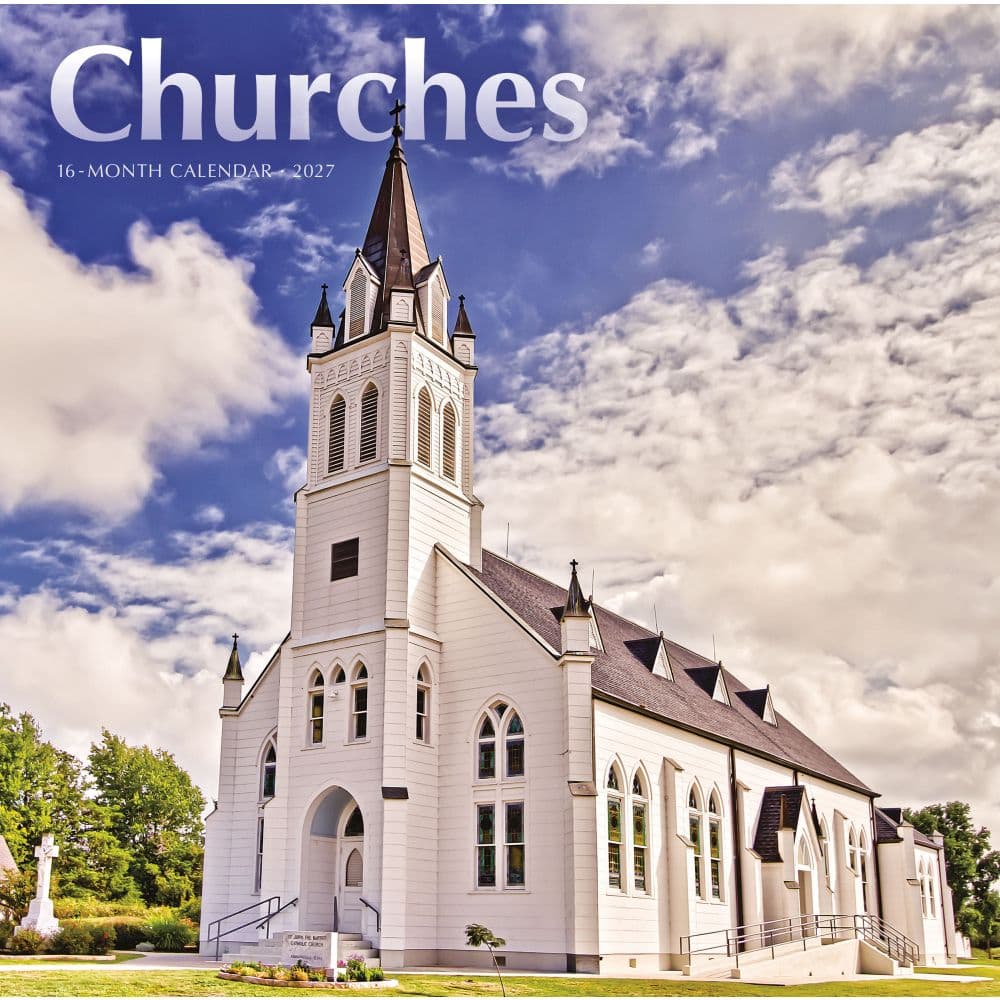 image Churches 2027 Wall Calendar Main Product Image