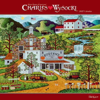 Charles Wysocki Americana 2027 Wall Calendar