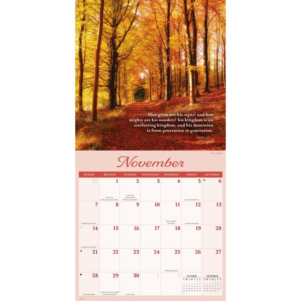 Blessings 2027 Wall Calendar Fourth Alternate Image
