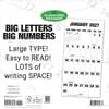 image Big Letters Big Numbers 2027 Wall Calendar First Alternate Image