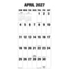 image Big Letters Big Numbers 2027 Wall Calendar Second Alternate Image
