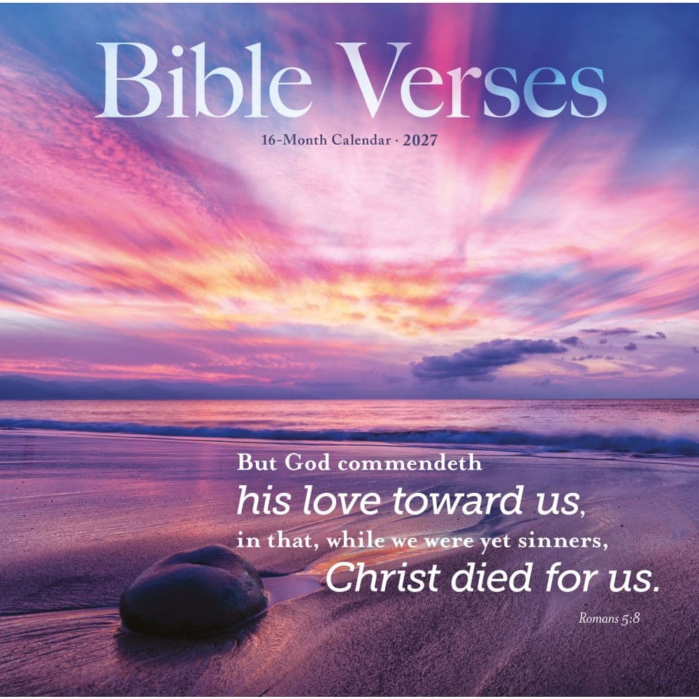 Bible Verse 2027 Wall Calendar Main Product Image