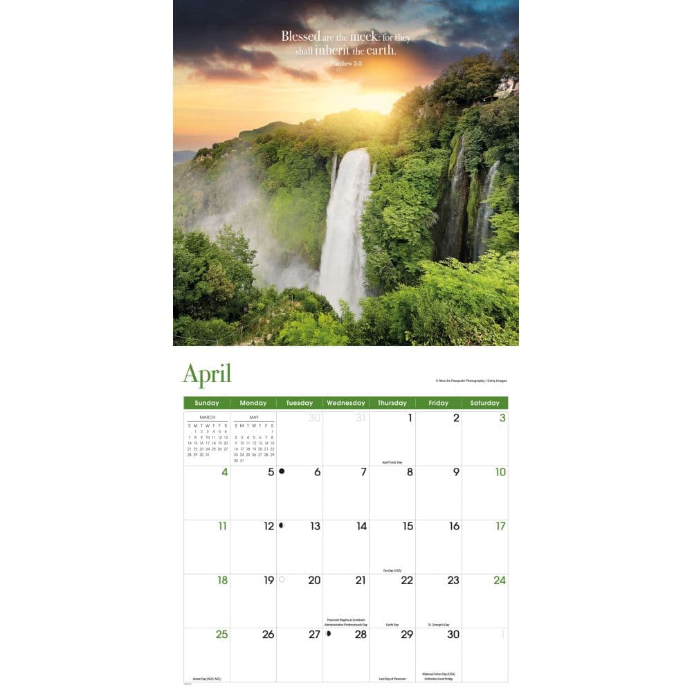 Bible Verses Photo 2027 Wall Calendar Second Alternate Image