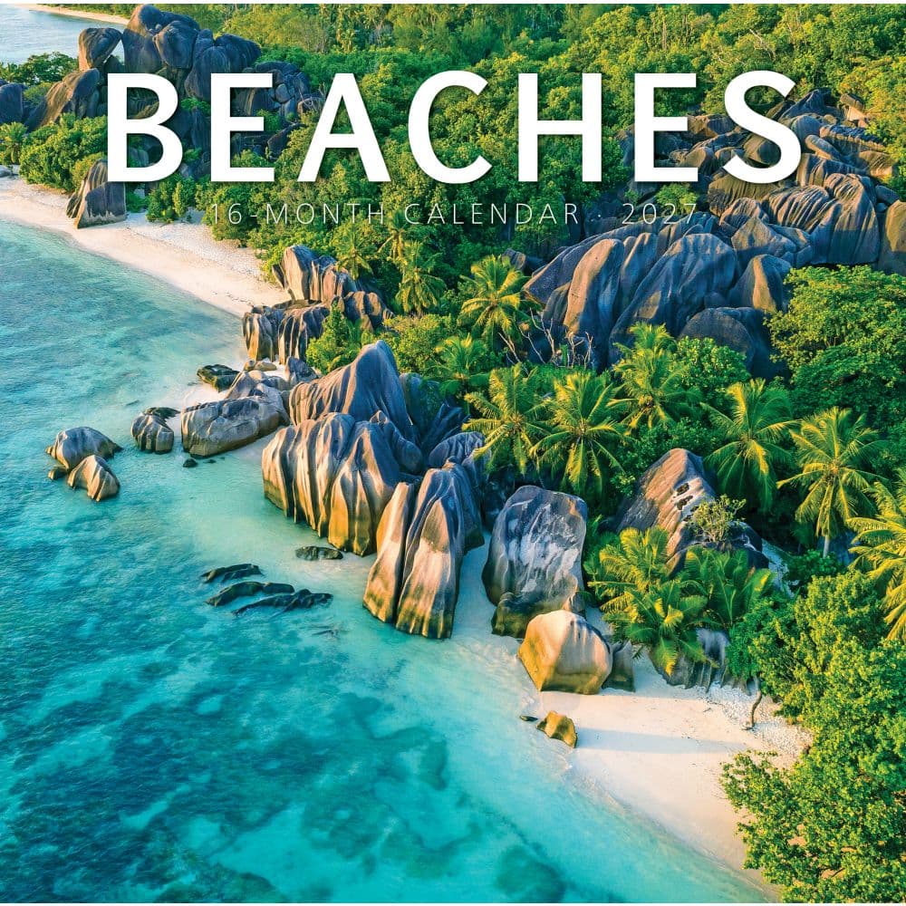 Beaches 2027 Wall Calendar Main Product Image