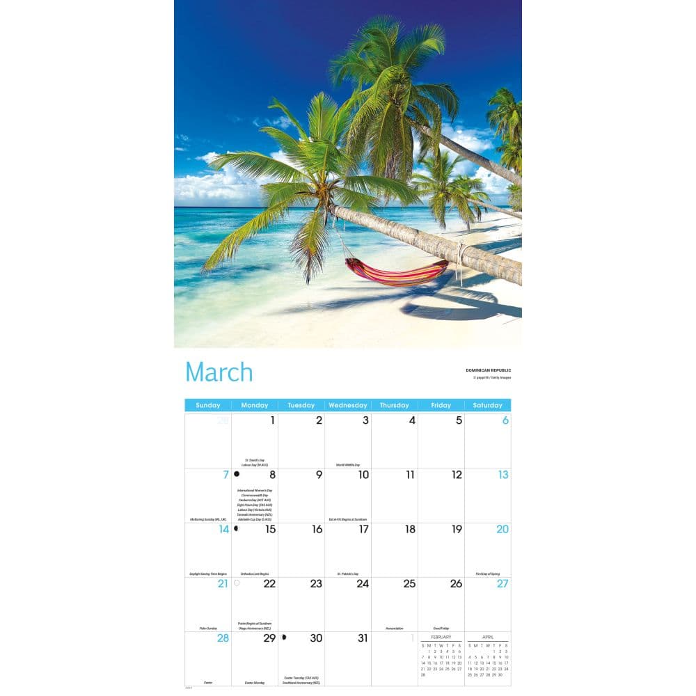 Beaches 2027 Wall Calendar Second Alternate Image