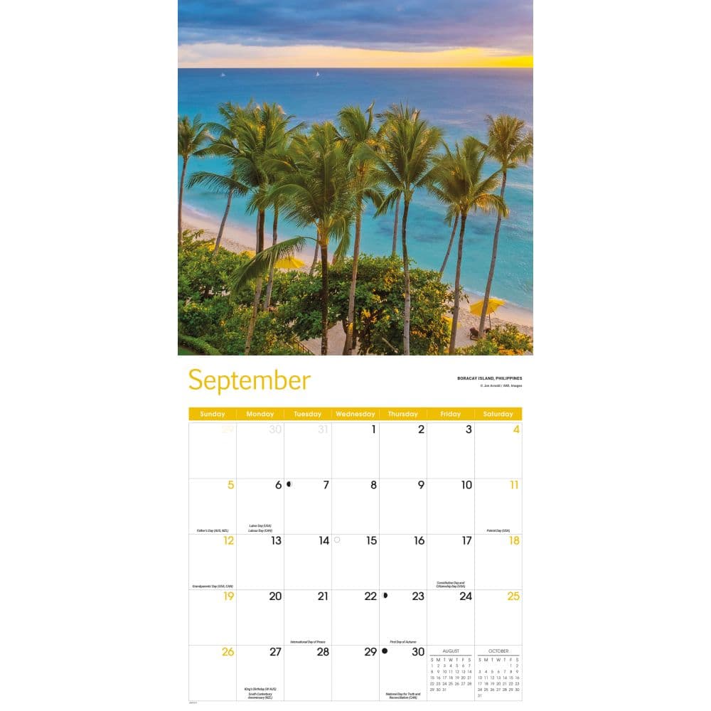 Beaches 2027 Wall Calendar Fourth Alternate Image