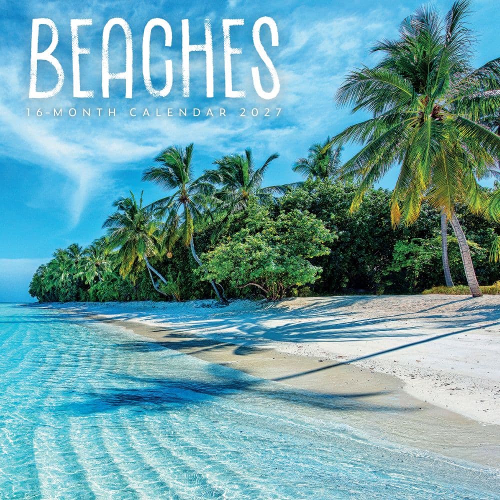 image Beaches 2027 Mini Wall Calendar Main Product Image