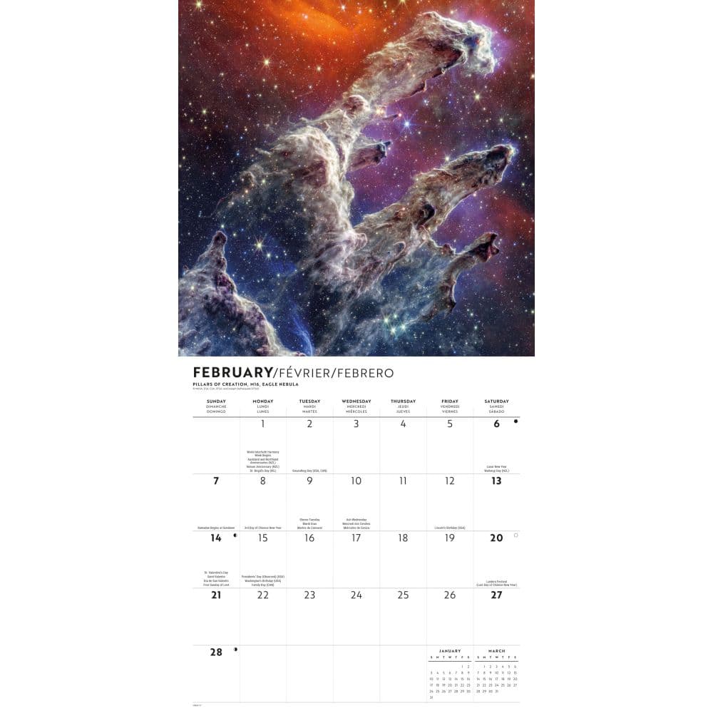 Astronomy 2027 Wall Calendar Second Alternate Image