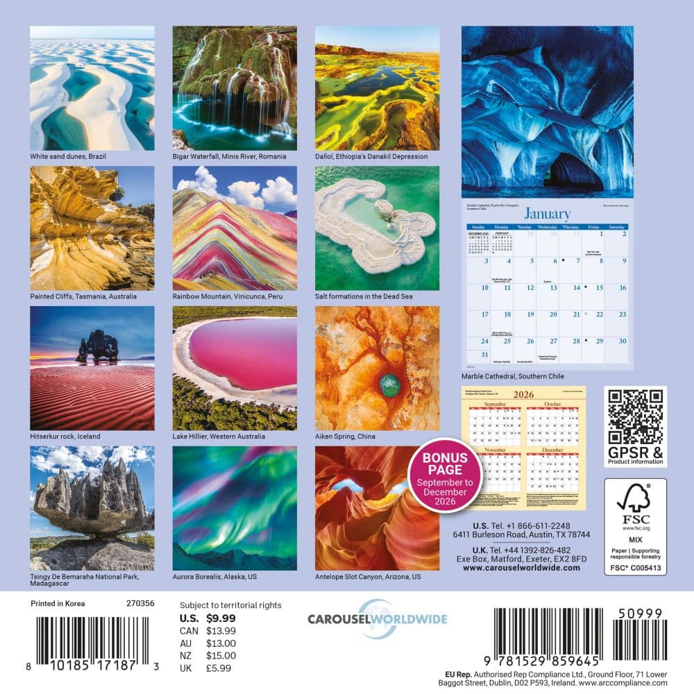 Amazing Planet 2027 Mini Wall Calendar First Alternate Image