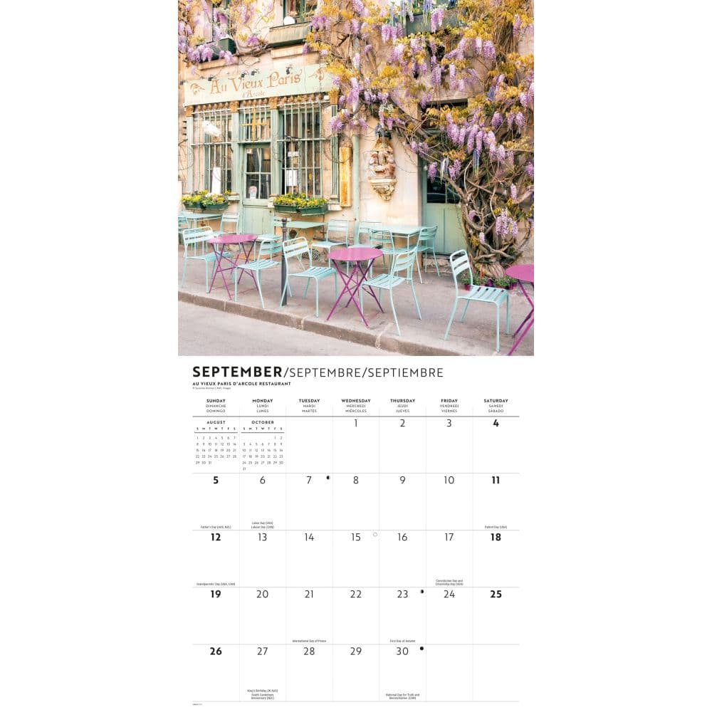 Parisian Lifestyle 2027 Wall Calendar Fourth Alternate Image