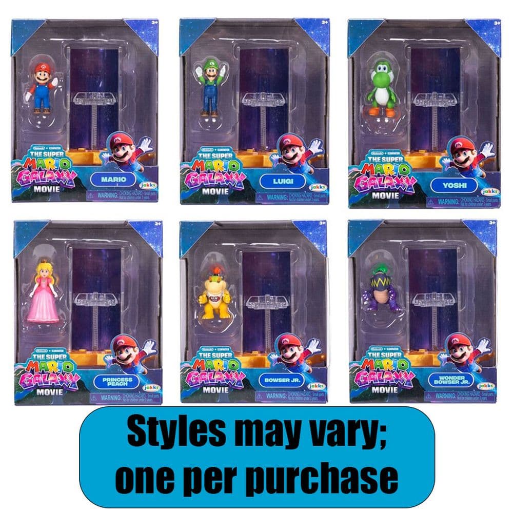 Super Mario Galaxy Spring Launcher Mini Figure - Styles May Vary First Alternate Image