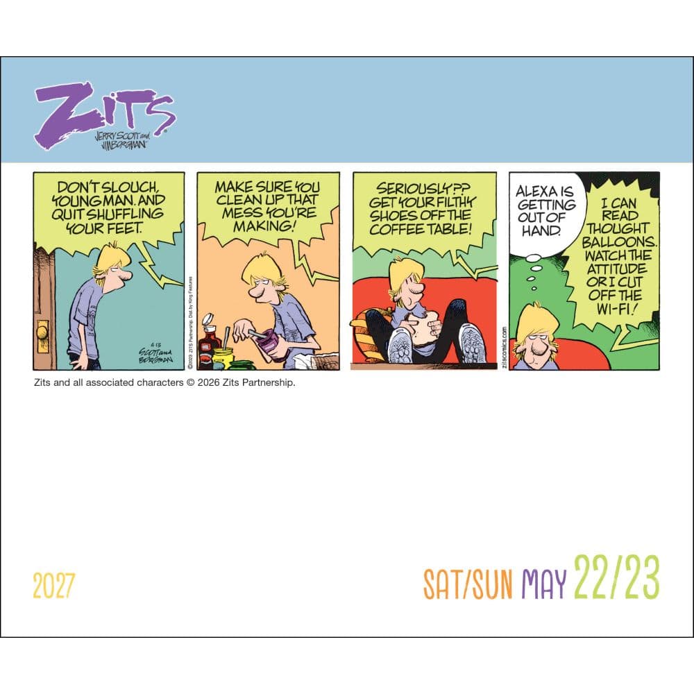 Zits 2027 Desk Calendar Second Alternate Image