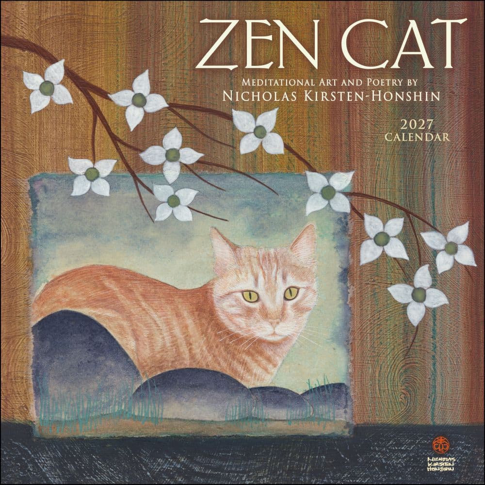 Zen Cat 2027 Wall Calendar Main Product Image