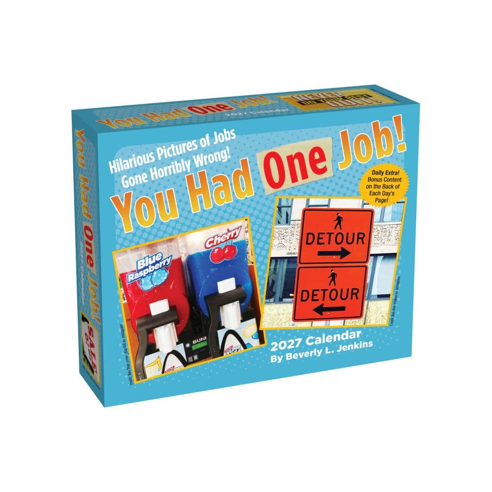 You Had One Job 2027 Desk Calendar Main Product Image