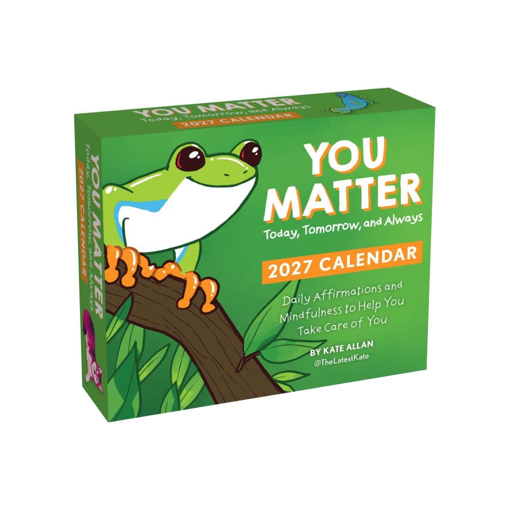 Take It from a Rainbow T-Rex Youre Perfect as You Are 2027 Desk Calendar Main Product Image
