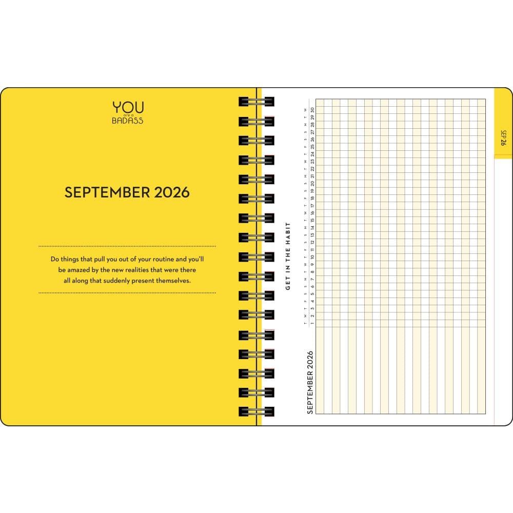 You Are a Badass 2027 Planner First Alternate Image